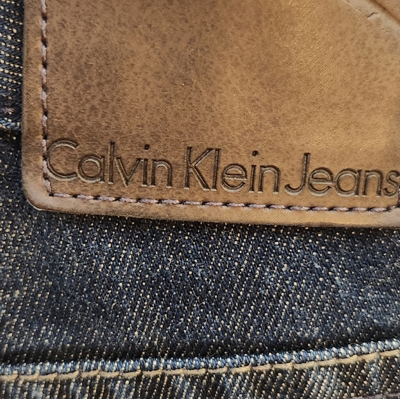 Calvin Klein Women's Boot Cut Denim Jeans Size 26/2 Dark Wash - Picture 10 of 10